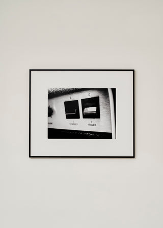 POWER STANDBY -  NUMBERED FRAMED PHOTOGRAPHY